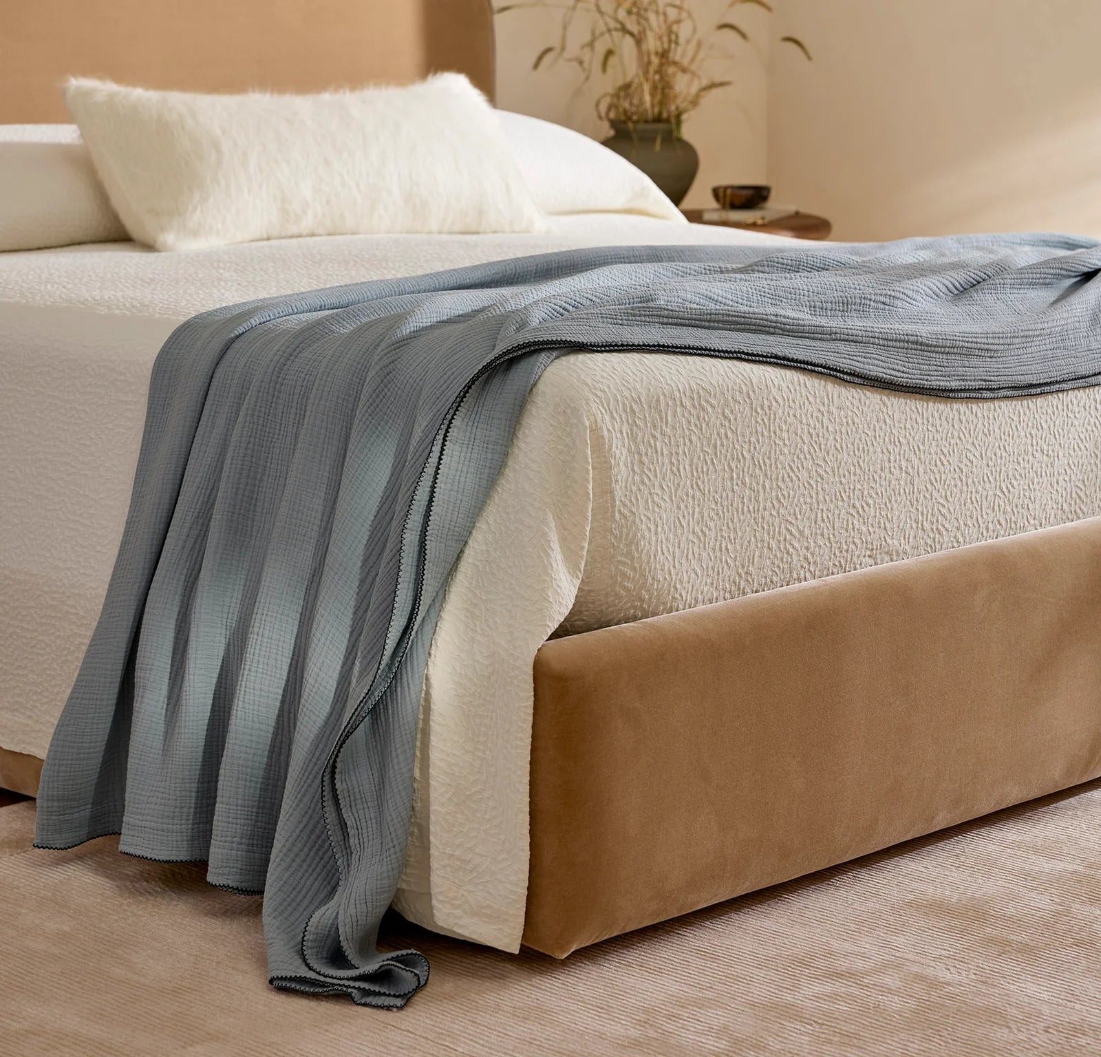 Organic Gauze Bed Blanket