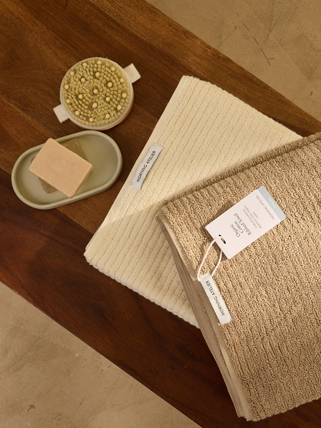 Organic Ribbed Towel