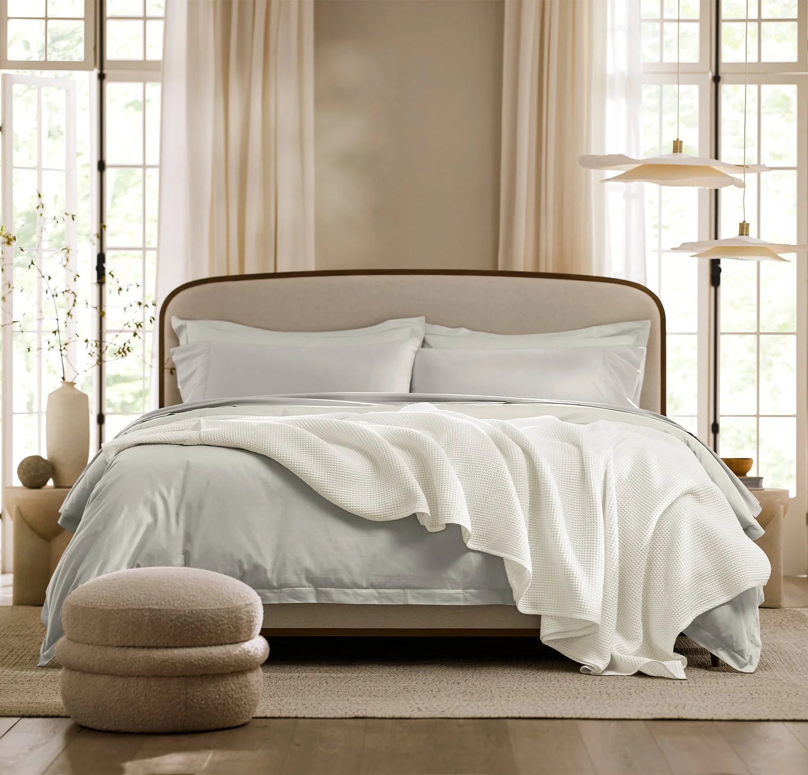 Organic Waffle Bed Blanket