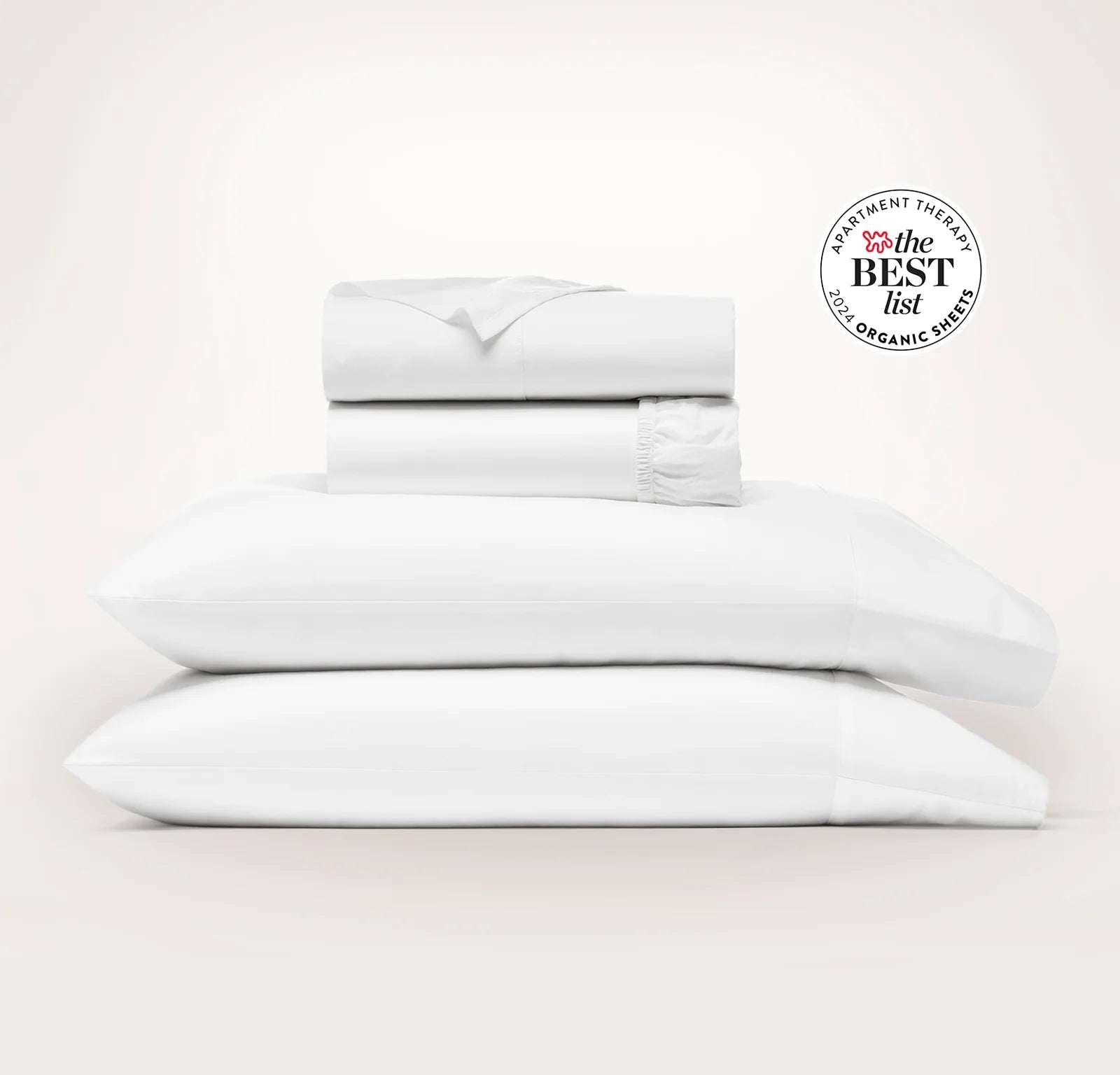 Organic Percale Sheet Set in Warm Taupe – King-FITTED